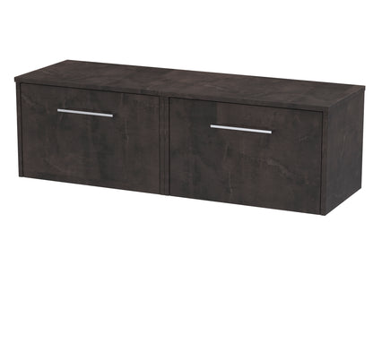 Hudson Reed Juno Wall Hung 2-Drawer Vanity & Worktop