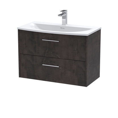 Hudson Reed Juno Wall Hung 2 Drawer Vanity & Basin