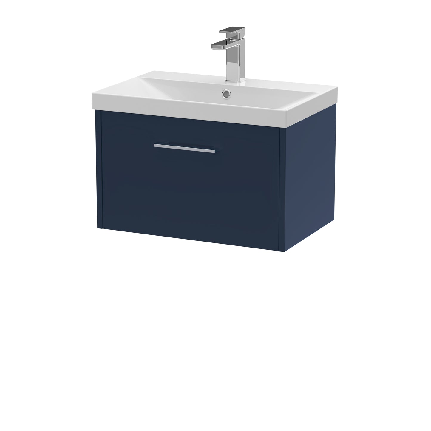 Hudson Reed Juno Wall Hung Single Drawer Vanity & Basin/worktop