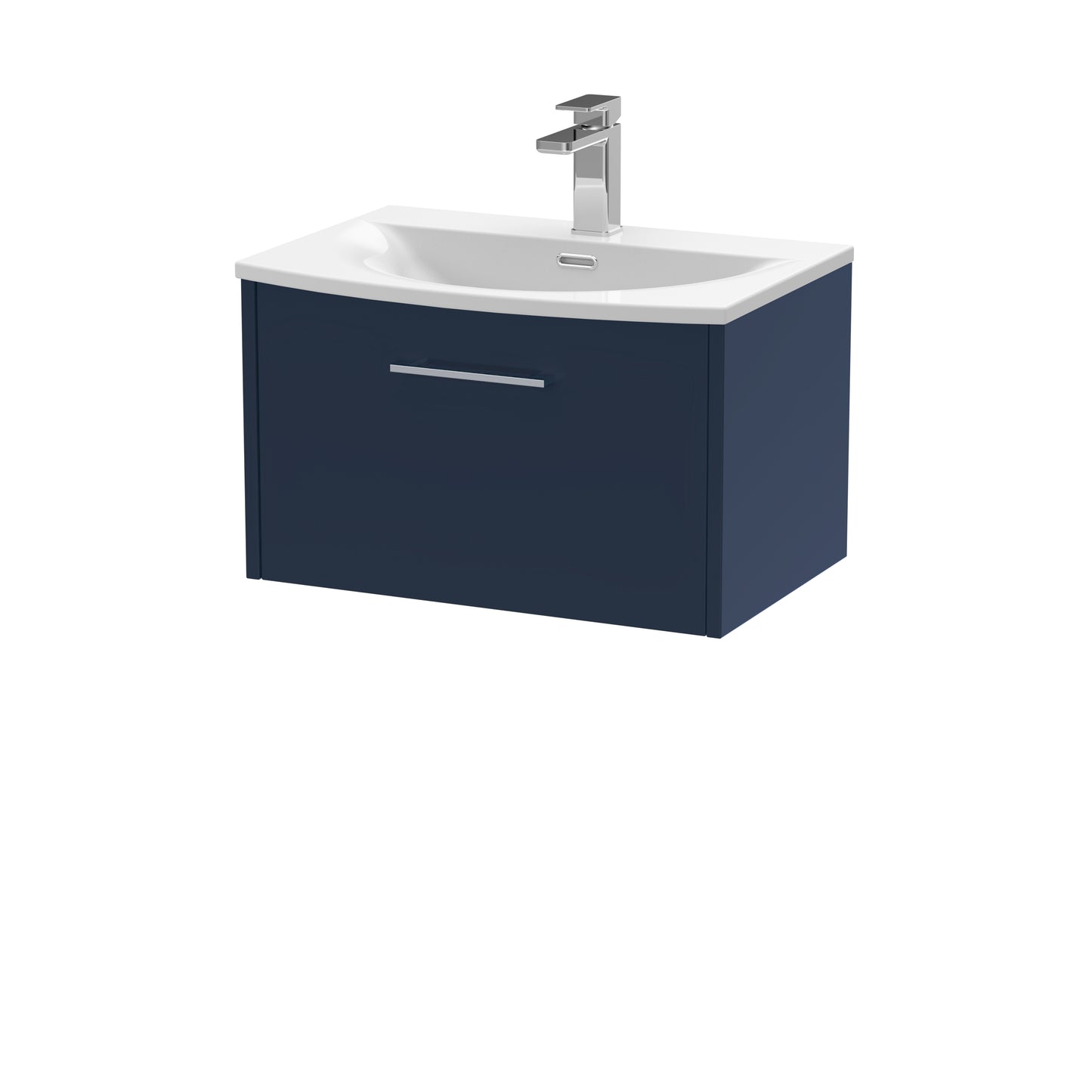 Hudson Reed Juno Wall Hung Single Drawer Vanity & Basin/worktop