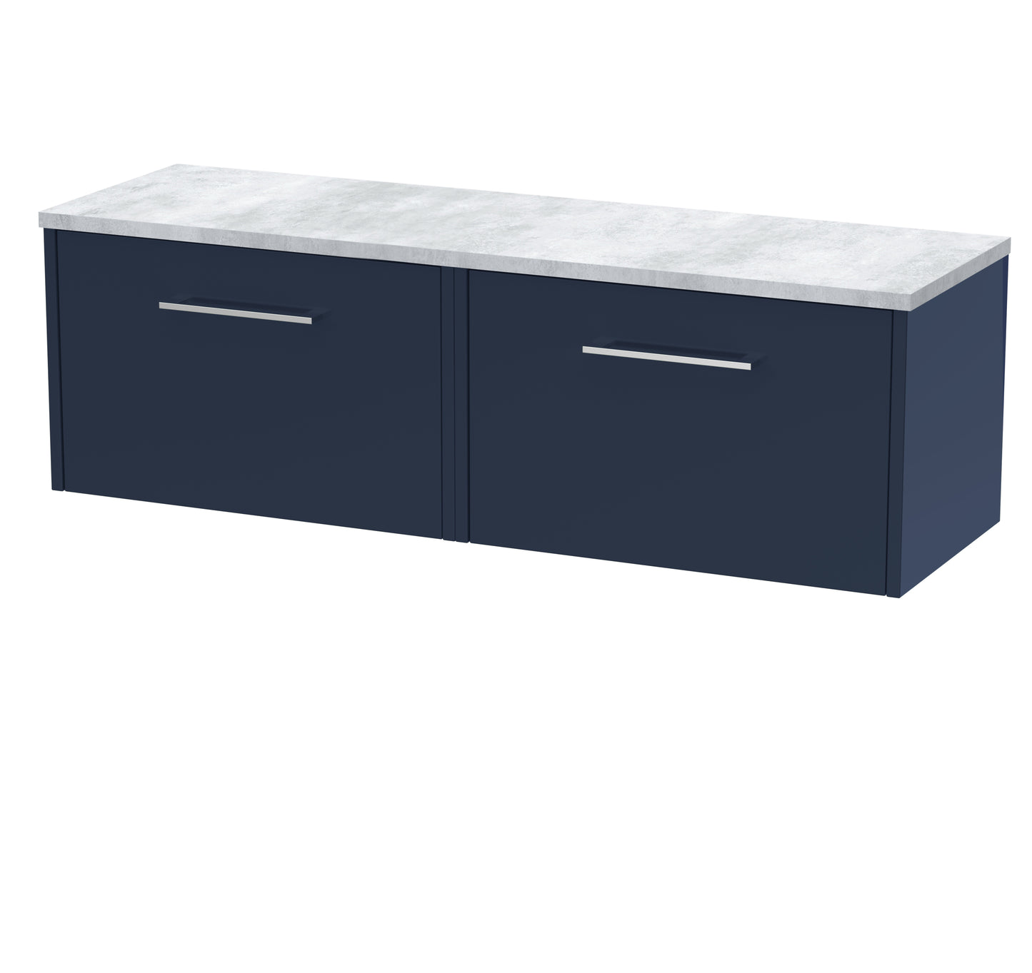 Hudson Reed Juno Wall Hung 2-Drawer Vanity & Worktop