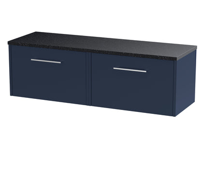 Hudson Reed Juno Wall Hung 2-Drawer Vanity & Worktop