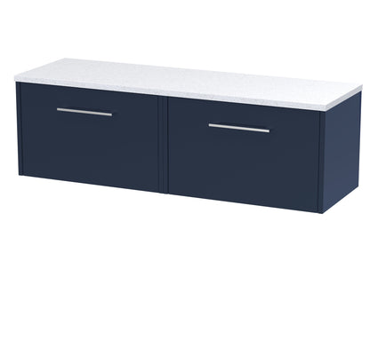 Hudson Reed Juno Wall Hung 2-Drawer Vanity & Worktop