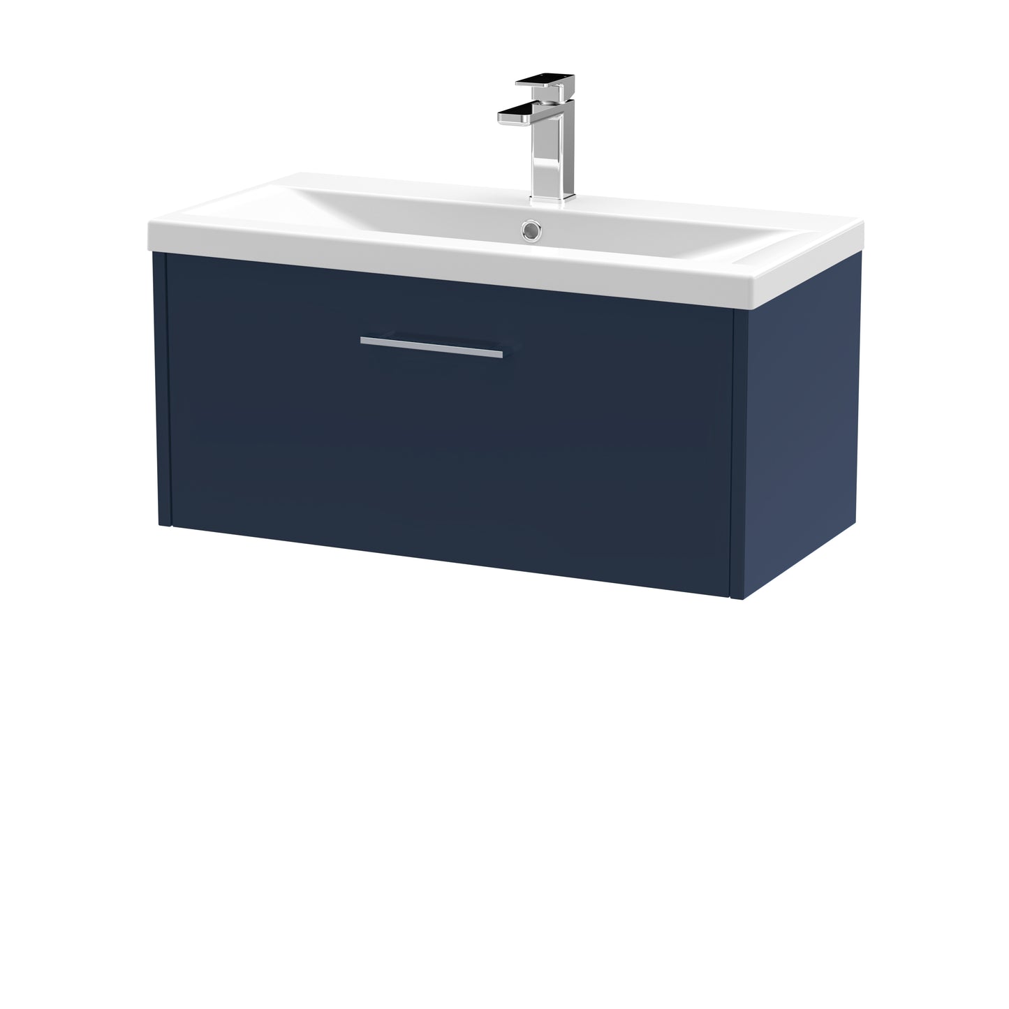 Hudson Reed Juno Wall Hung Single Drawer Vanity & Basin/worktop