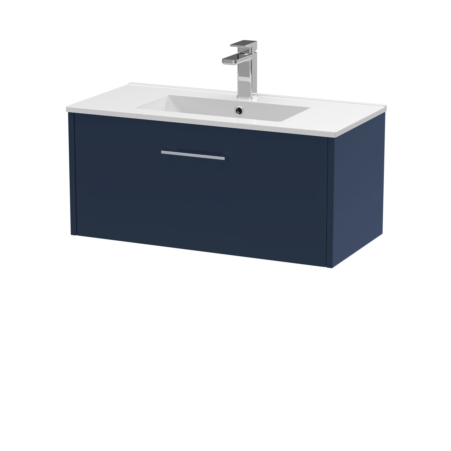 Hudson Reed Juno Wall Hung Single Drawer Vanity & Basin/worktop