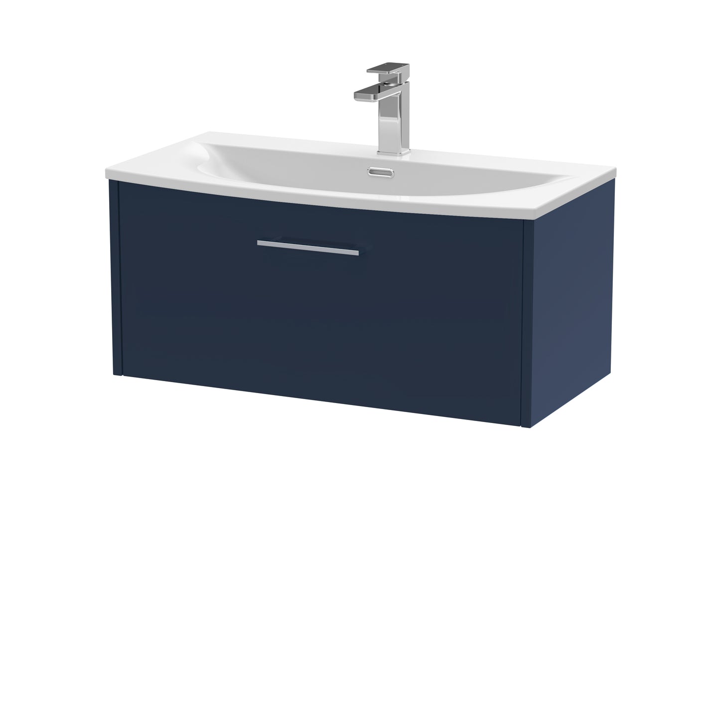 Hudson Reed Juno Wall Hung Single Drawer Vanity & Basin/worktop