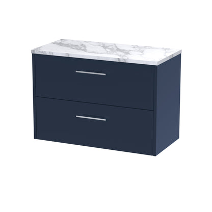 Hudson Reed Juno Wall Hung 2-Drawer Vanity & Worktop