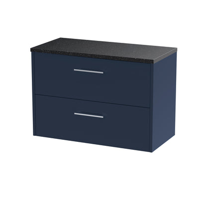 Hudson Reed Juno Wall Hung 2-Drawer Vanity & Worktop