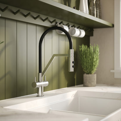 Nuie Ravi Mono Dual Lever Basin Tap