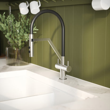 Nuie Ravi Mono Dual Lever Basin Tap