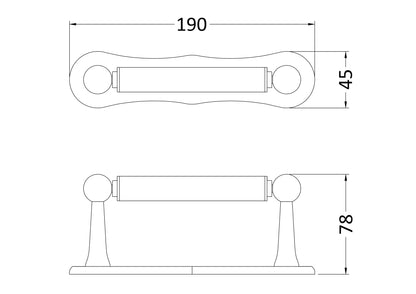 Nuie Traditional Toilet Roll Holder