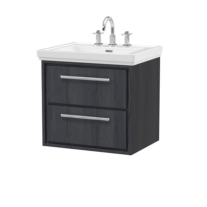 Hudson Reed Lille Wall Hung 2 Drawer Vanity with Basin/Worktop