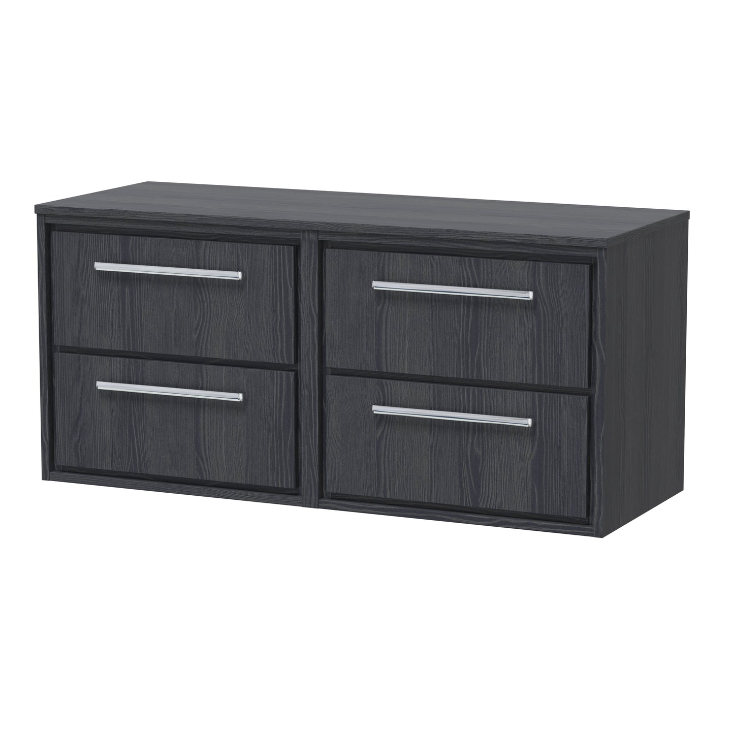 Hudson Reed Lille 1200mm Wall Hung 4 Drawer Vanity with wirktop