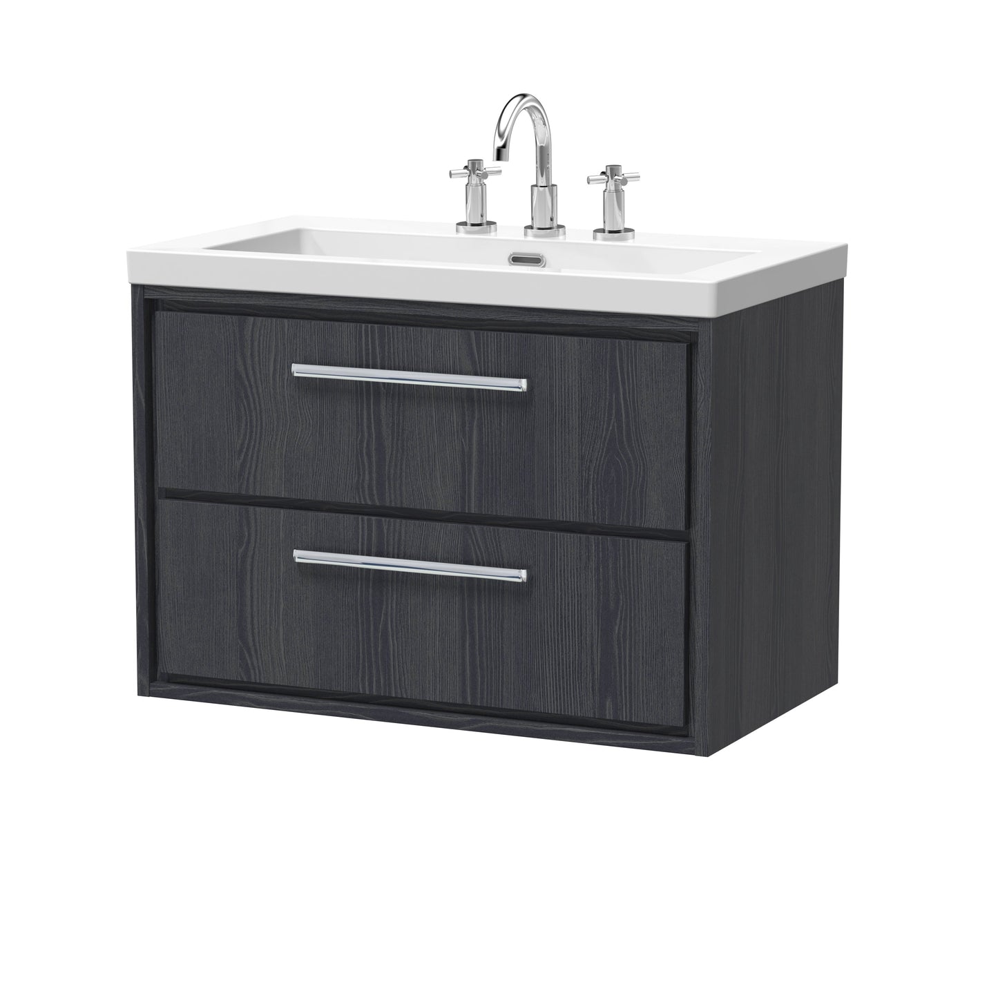 Hudson Reed Lille Wall Hung 2 Drawer Vanity with Basin/Worktop