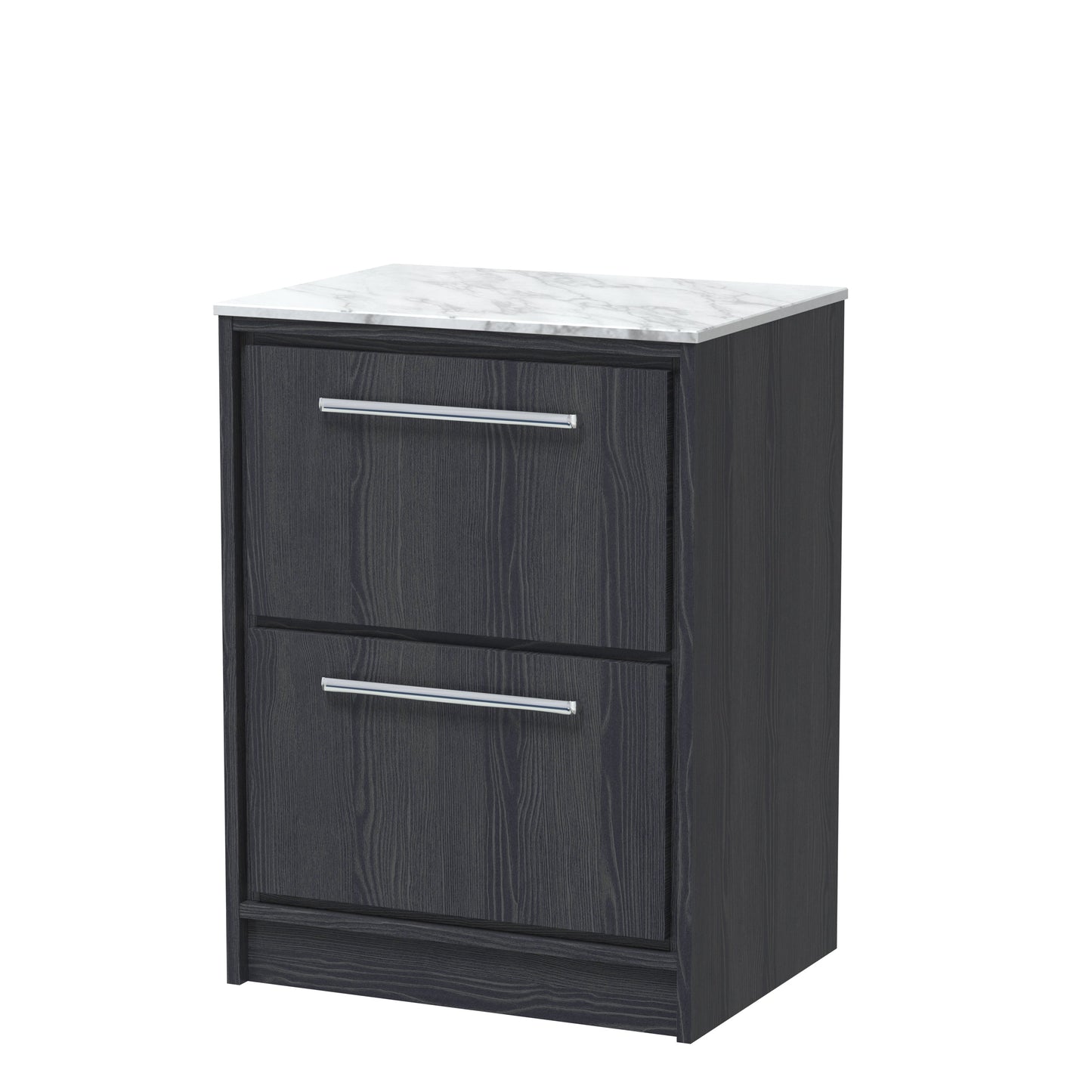 Hudson Reed Lille Floor Standing 2 Drawer Vanity with Basin/Worktop