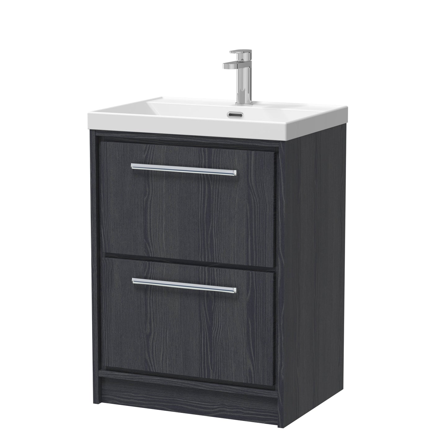 Hudson Reed Lille Floor Standing 2 Drawer Vanity with Basin/Worktop