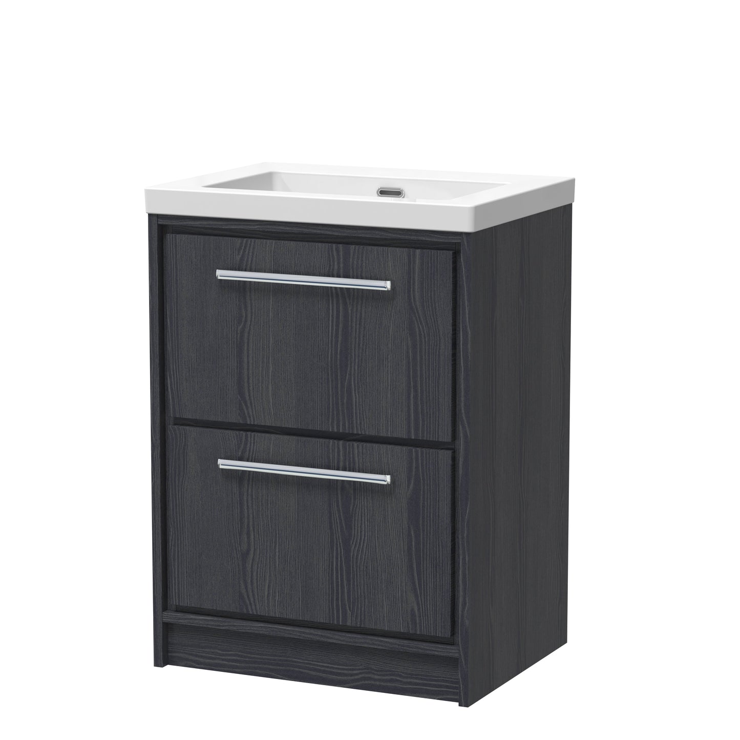 Hudson Reed Lille Floor Standing 2 Drawer Vanity with Basin/Worktop