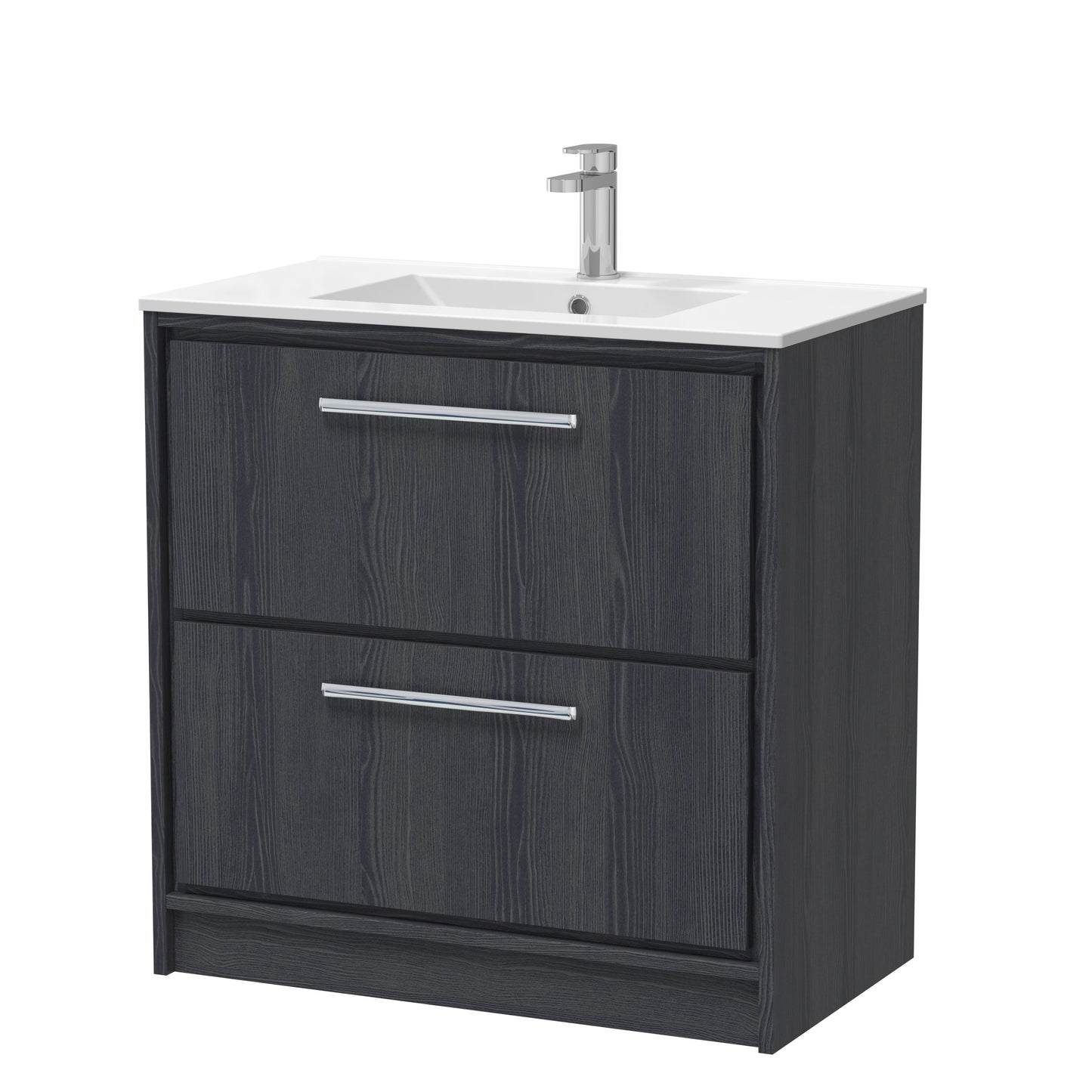 Hudson Reed Lille Floor Standing 2 Drawer Vanity with Basin/Worktop