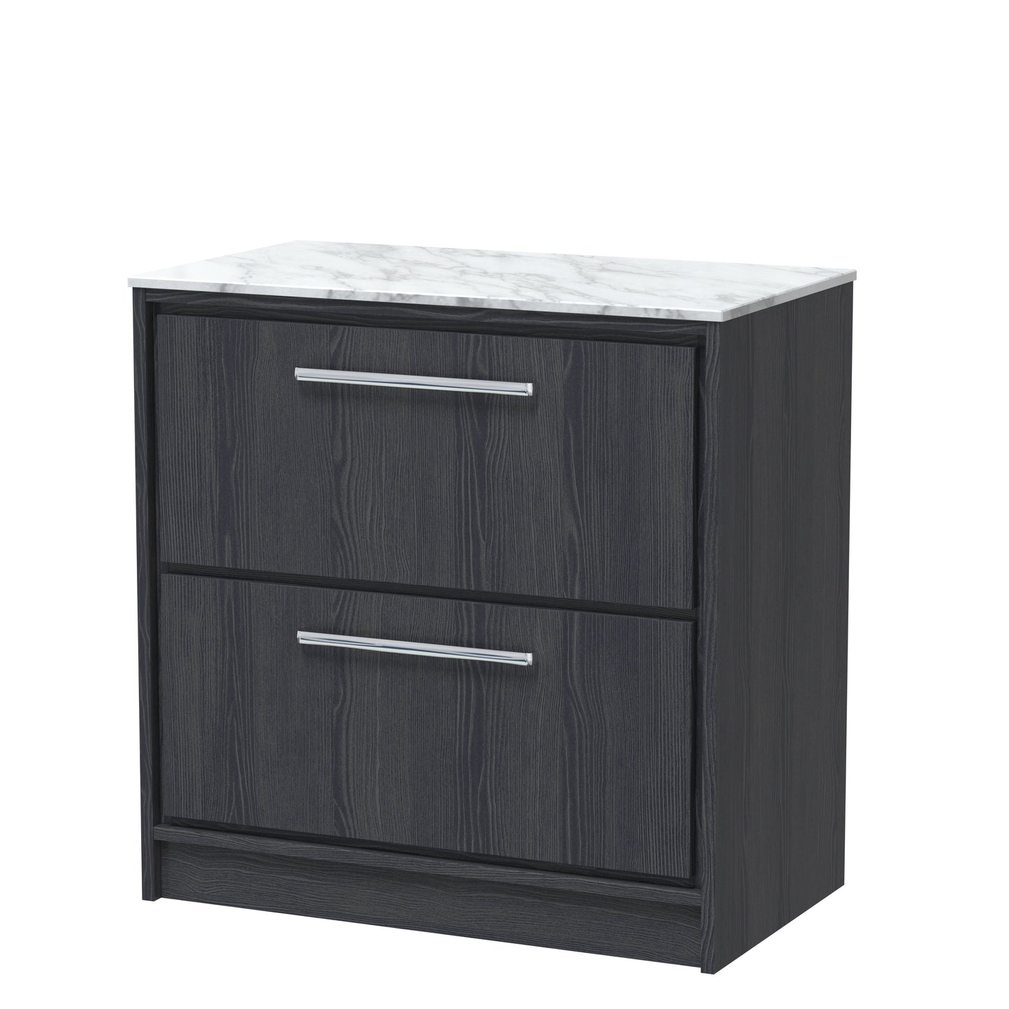 Hudson Reed Lille Floor Standing 2 Drawer Vanity with Basin/Worktop