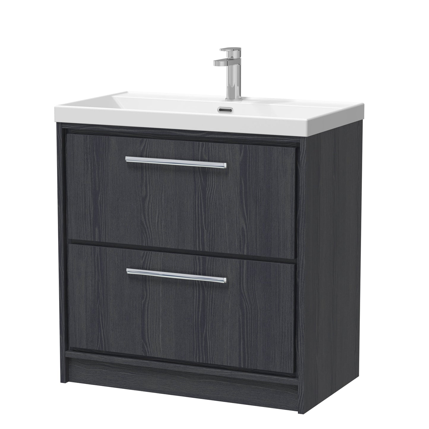 Hudson Reed Lille Floor Standing 2 Drawer Vanity with Basin/Worktop