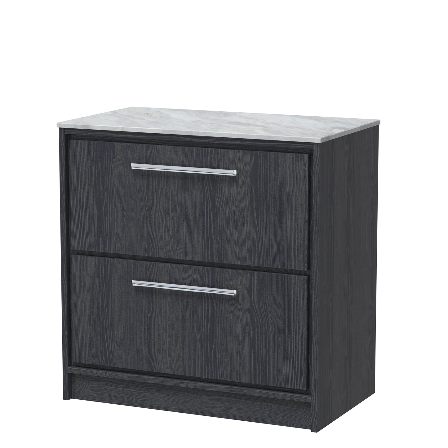 Hudson Reed Lille Floor Standing 2 Drawer Vanity with Basin/Worktop