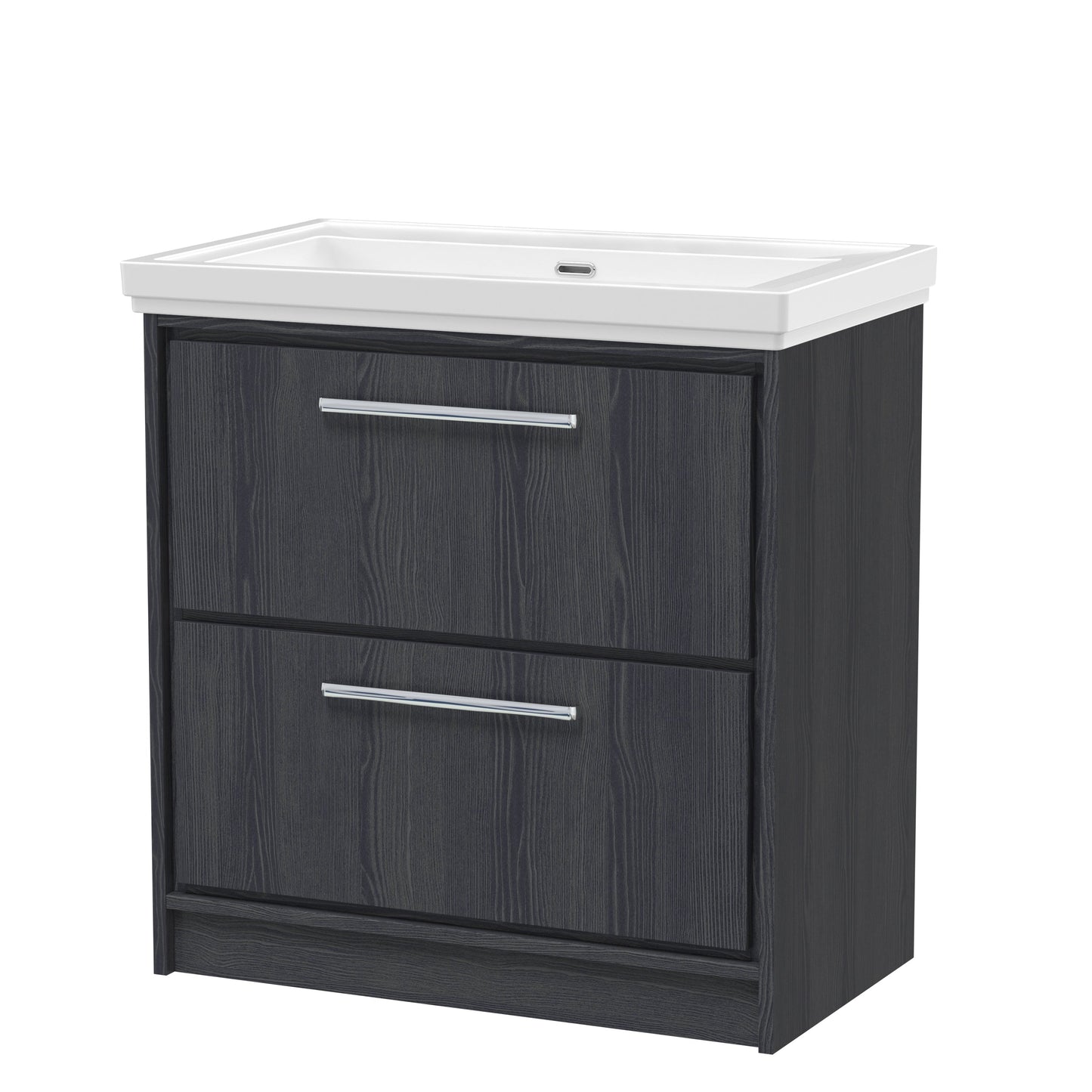 Hudson Reed Lille Floor Standing 2 Drawer Vanity with Basin/Worktop