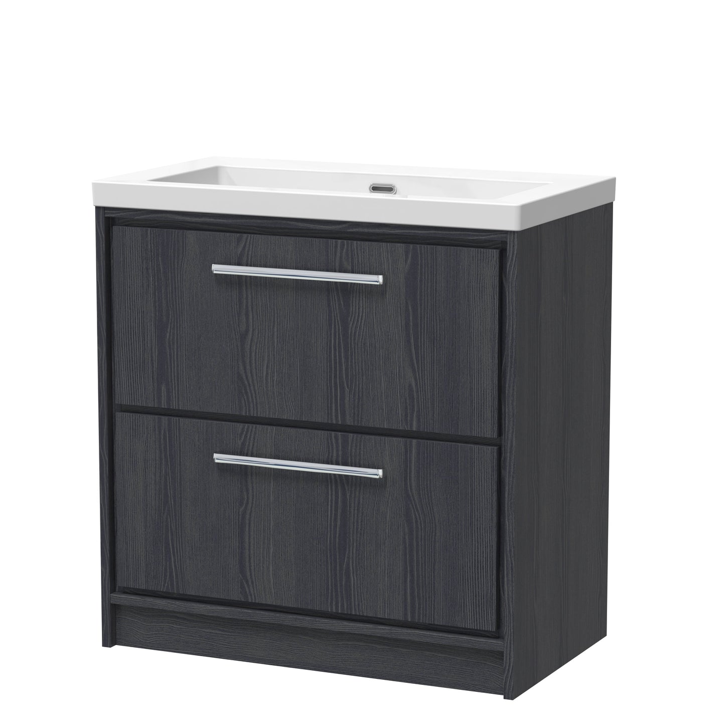 Hudson Reed Lille Floor Standing 2 Drawer Vanity with Basin/Worktop