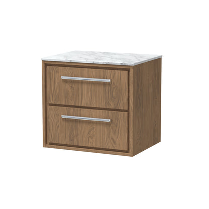 Hudson Reed Lille Wall Hung 2 Drawer Vanity with Basin/Worktop