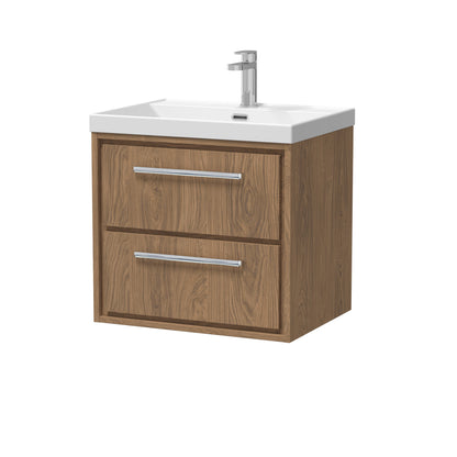 Hudson Reed Lille Wall Hung 2 Drawer Vanity with Basin/Worktop