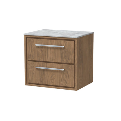 Hudson Reed Lille Wall Hung 2 Drawer Vanity with Basin/Worktop