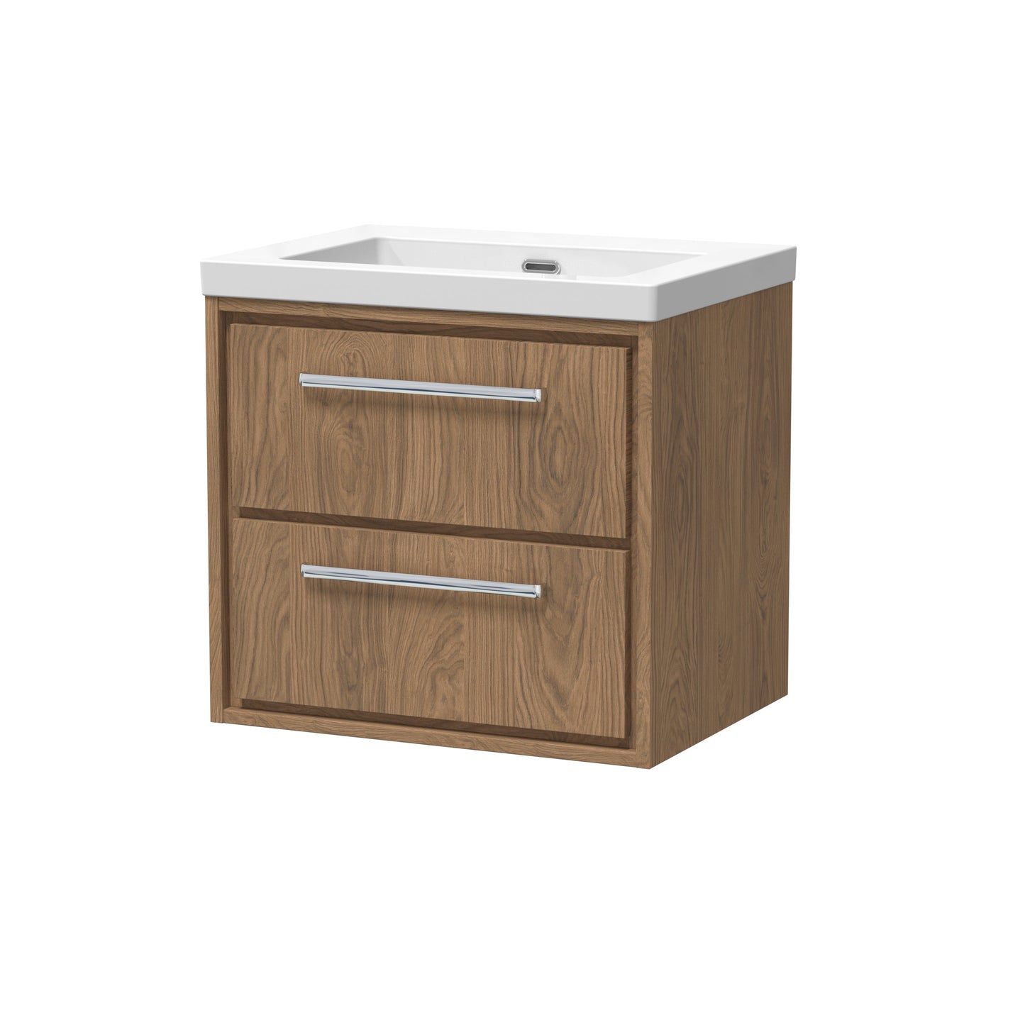 Hudson Reed Lille Wall Hung 2 Drawer Vanity with Basin/Worktop