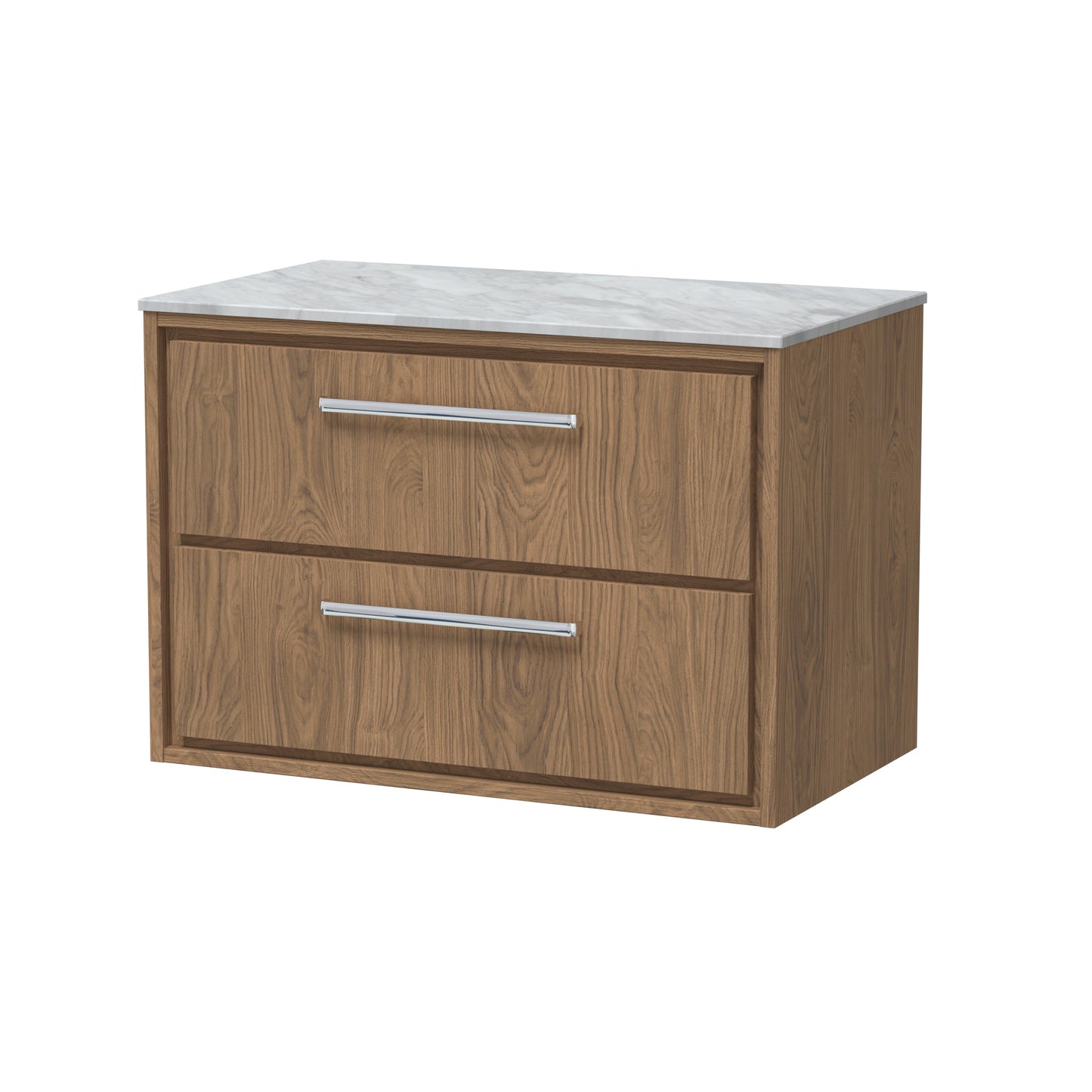 Hudson Reed Lille Wall Hung 2 Drawer Vanity with Basin/Worktop