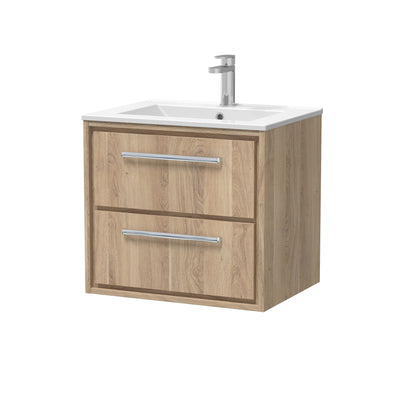 Hudson Reed Lille Wall Hung 2 Drawer Vanity with Basin/Worktop