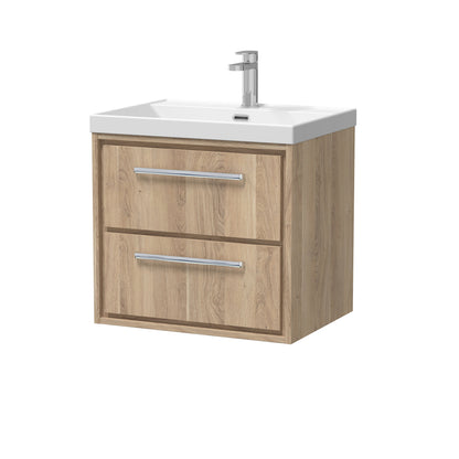 Hudson Reed Lille Wall Hung 2 Drawer Vanity with Basin/Worktop