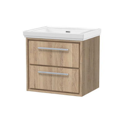 Hudson Reed Lille Wall Hung 2 Drawer Vanity with Basin/Worktop