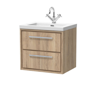 Hudson Reed Lille Wall Hung 2 Drawer Vanity with Basin/Worktop