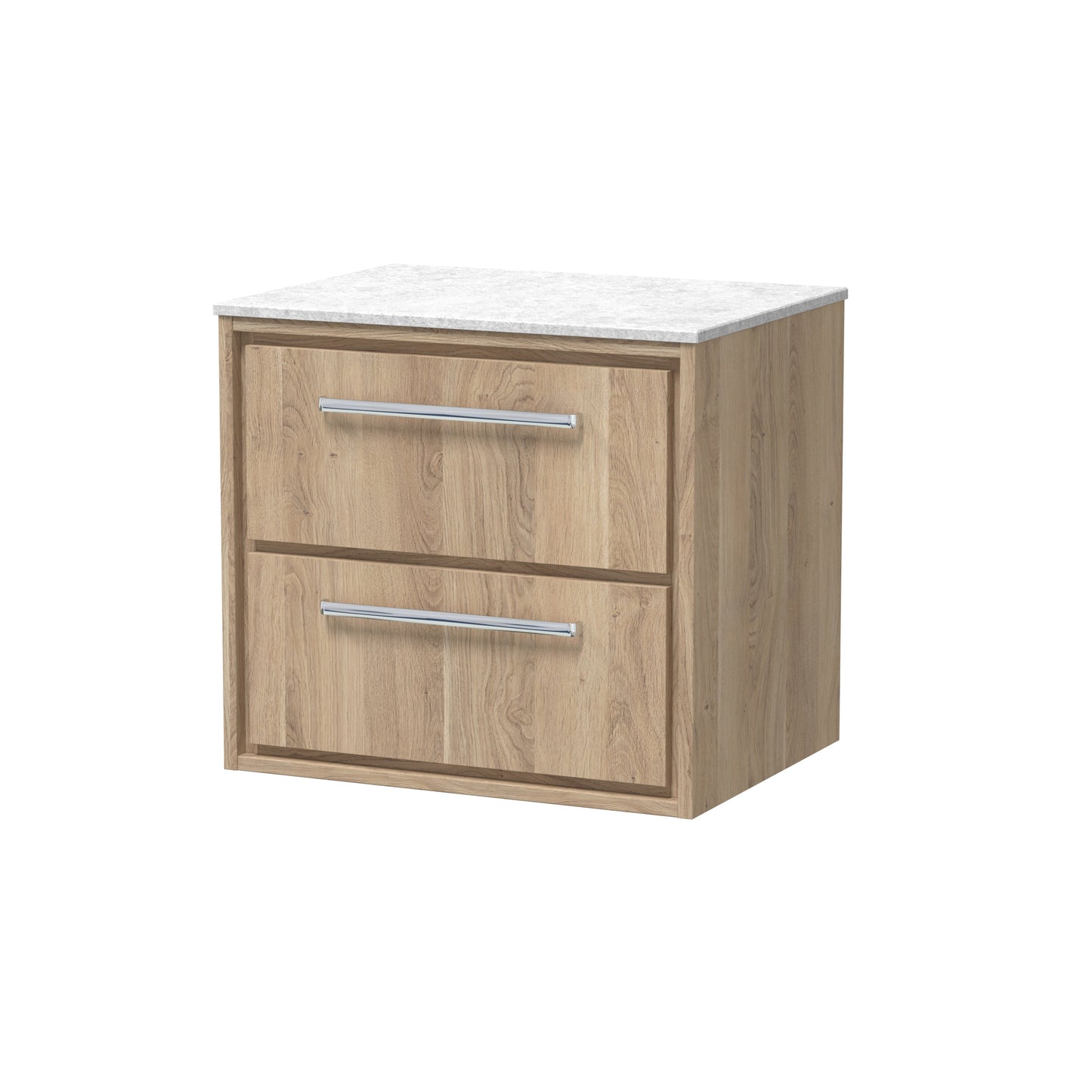 Hudson Reed Lille Wall Hung 2 Drawer Vanity with Basin/Worktop