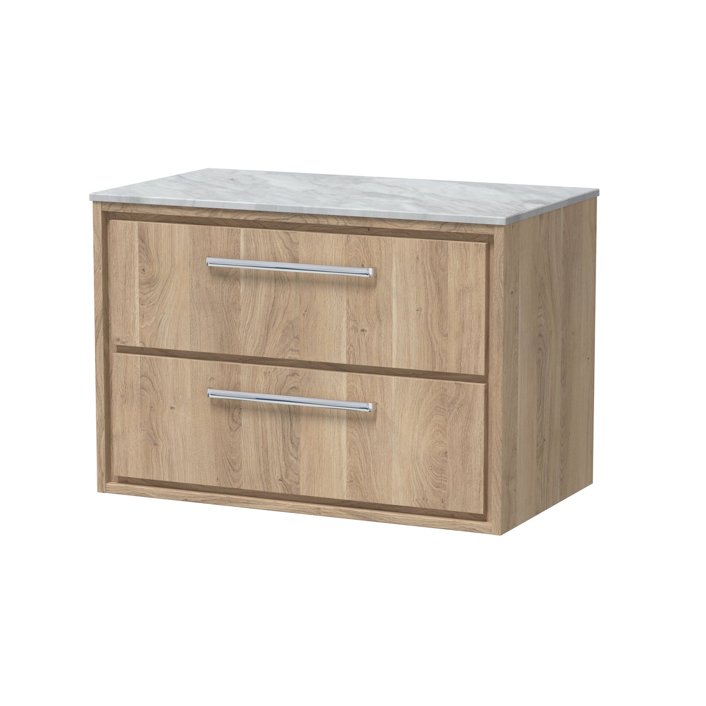 Hudson Reed Lille Wall Hung 2 Drawer Vanity with Basin/Worktop