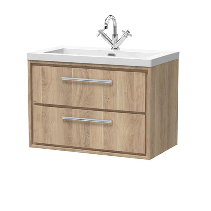 Hudson Reed Lille Wall Hung 2 Drawer Vanity with Basin/Worktop