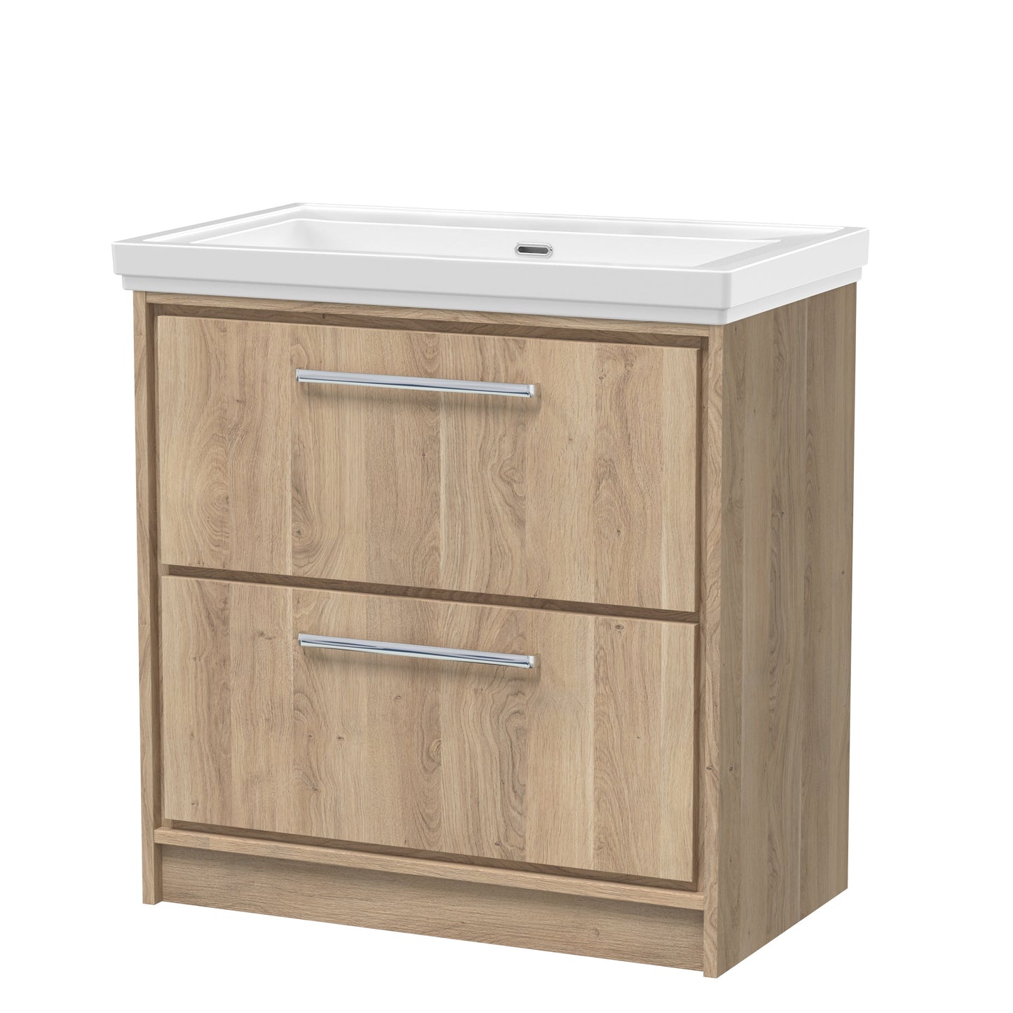 Hudson Reed Lille Floor Standing 2 Drawer Vanity with Basin/Worktop