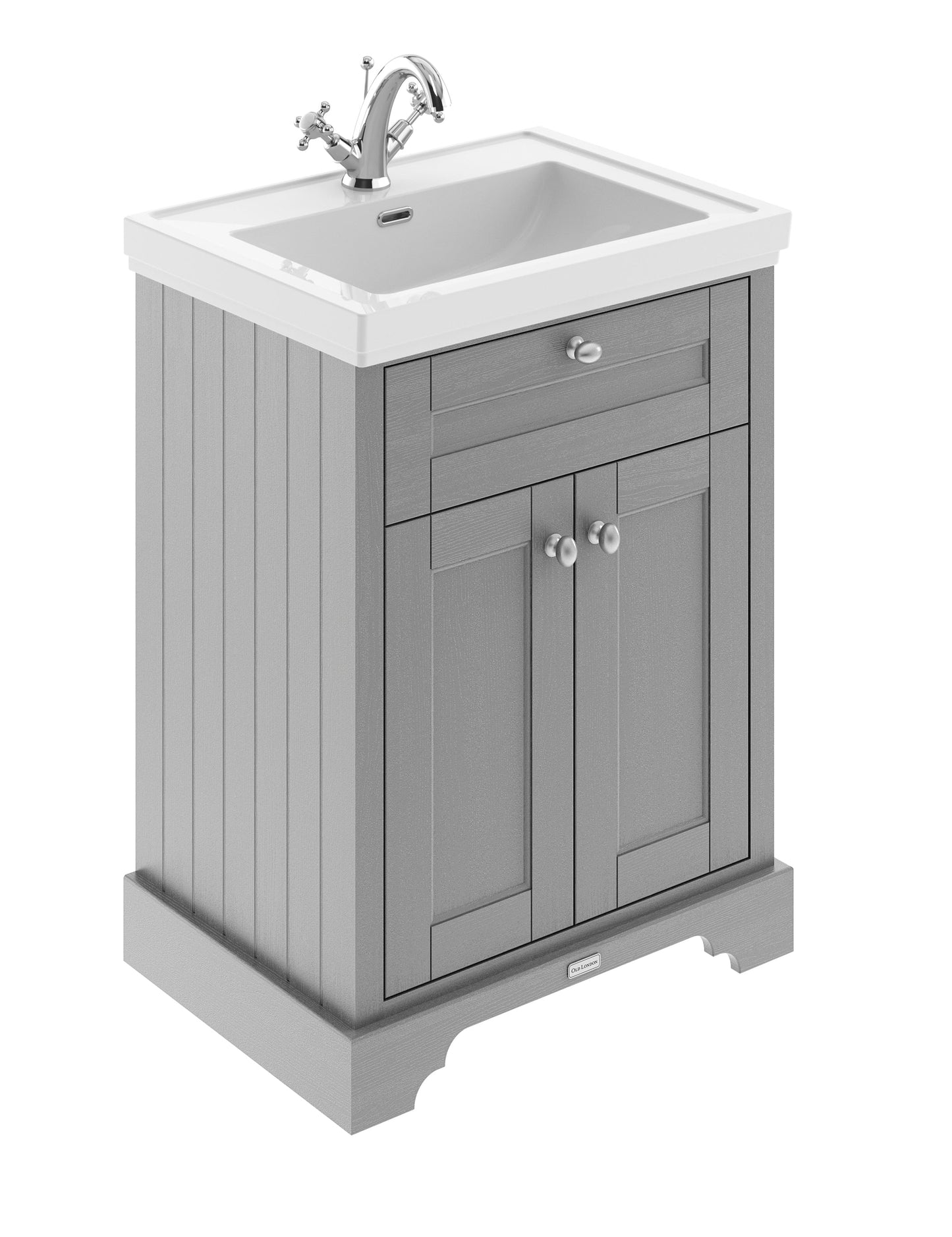 Hudson Reed Old London 2-Door Floorstanding Vanity & Classic Basin