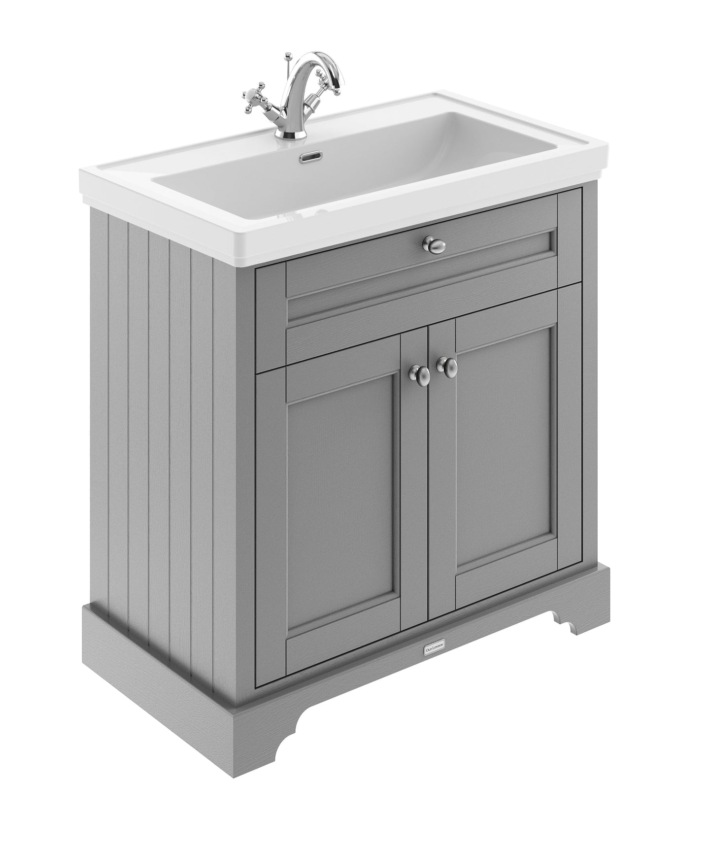 Hudson Reed Old London 2-Door Floorstanding Vanity & Classic Basin