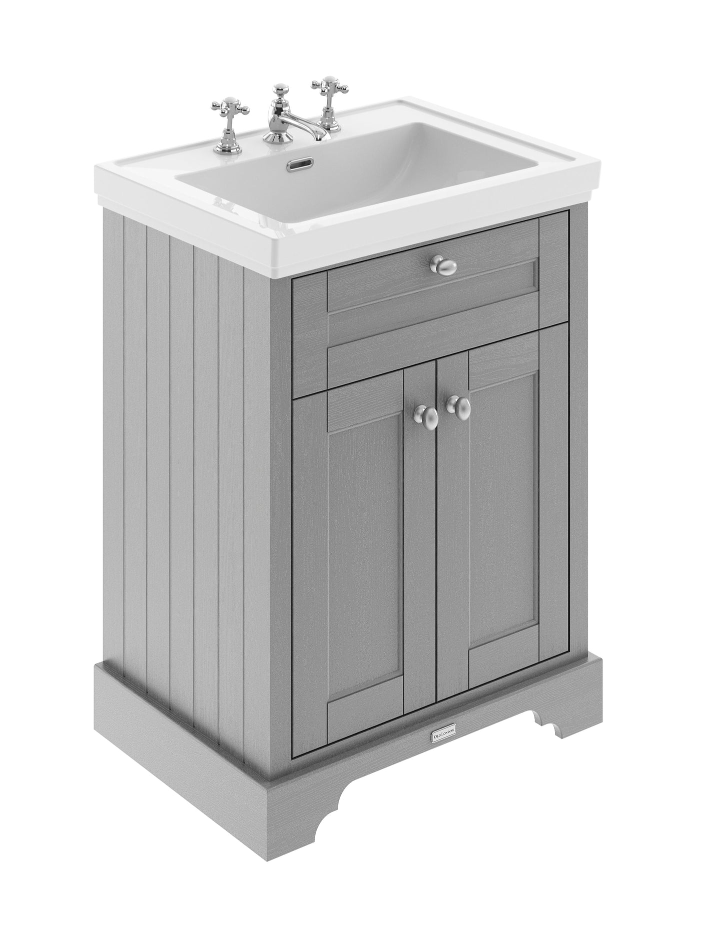 Hudson Reed Old London 2-Door Floorstanding Vanity & Classic Basin