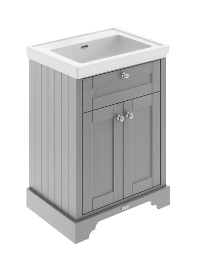 Hudson Reed Old London 2-Door Floorstanding Vanity & Classic Basin