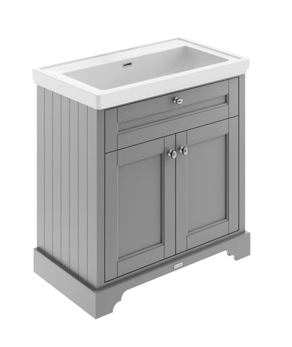 Hudson Reed Old London 2-Door Floorstanding Vanity & Classic Basin