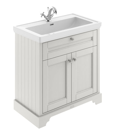 Hudson Reed Old London 2-Door Floorstanding Vanity & Classic Basin