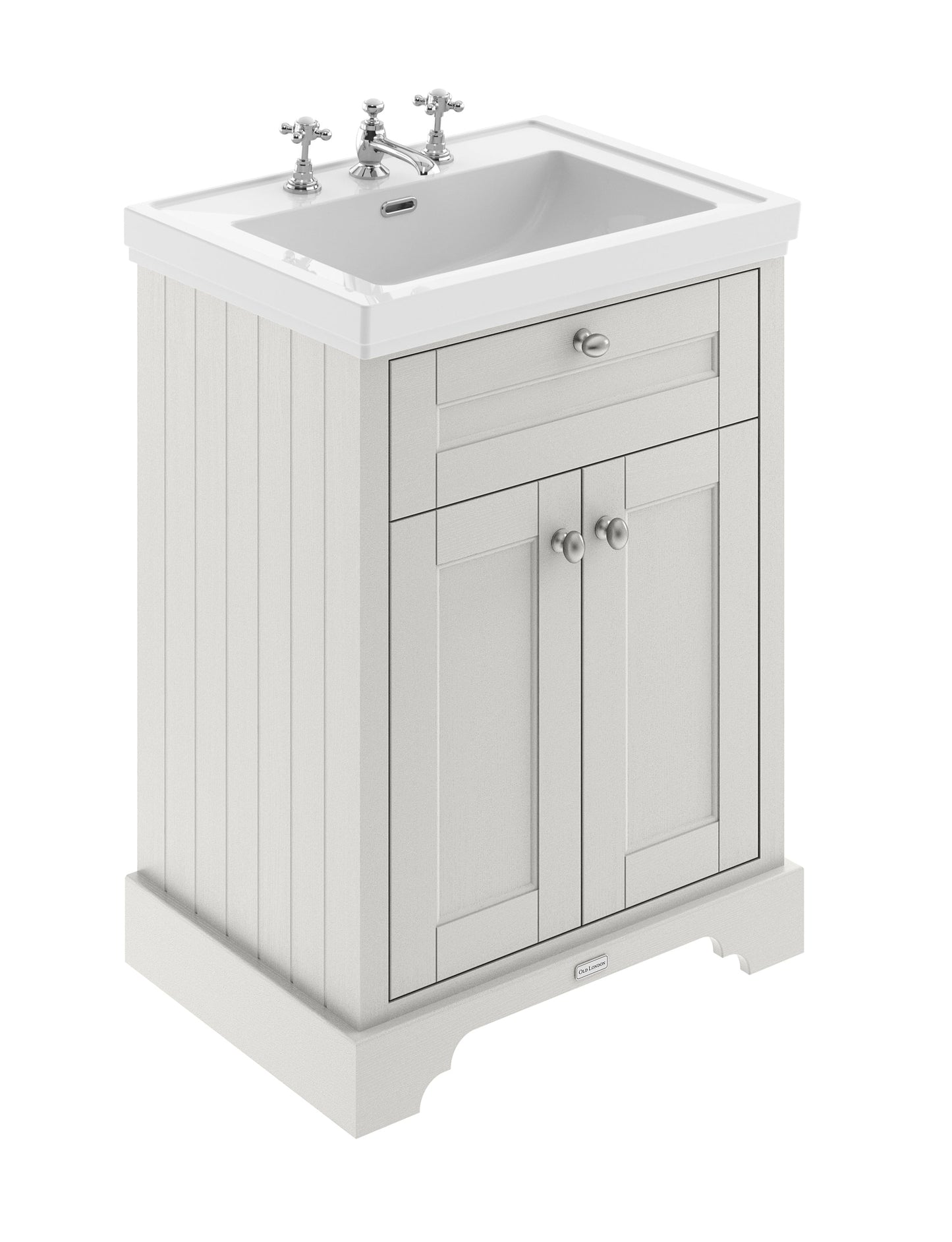 Hudson Reed Old London 2-Door Floorstanding Vanity & Classic Basin