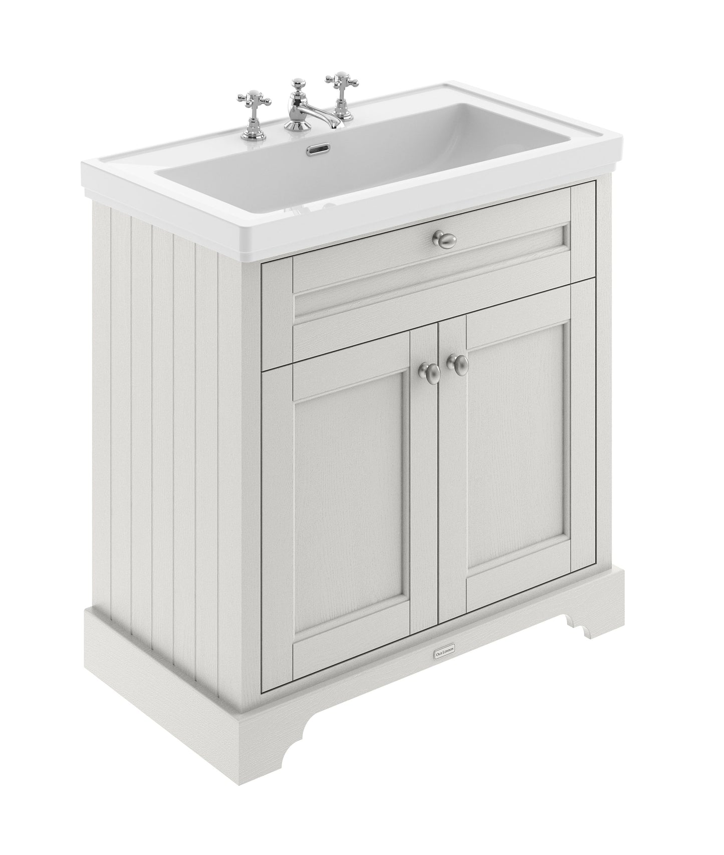 Hudson Reed Old London 2-Door Floorstanding Vanity & Classic Basin