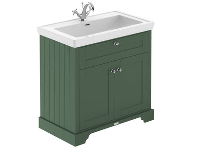 Hudson Reed Old London 2-Door Floorstanding Vanity & Classic Basin