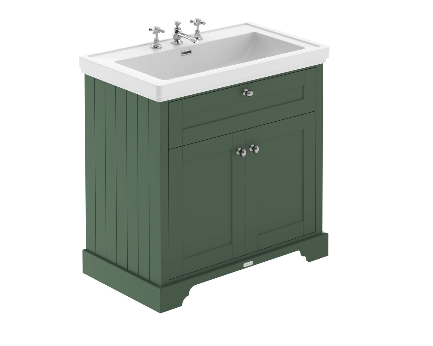 Hudson Reed Old London 2-Door Floorstanding Vanity & Classic Basin